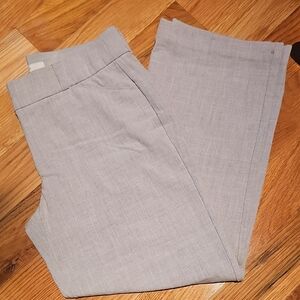 Women's Gray Pants 8 Pet Mid Rise.